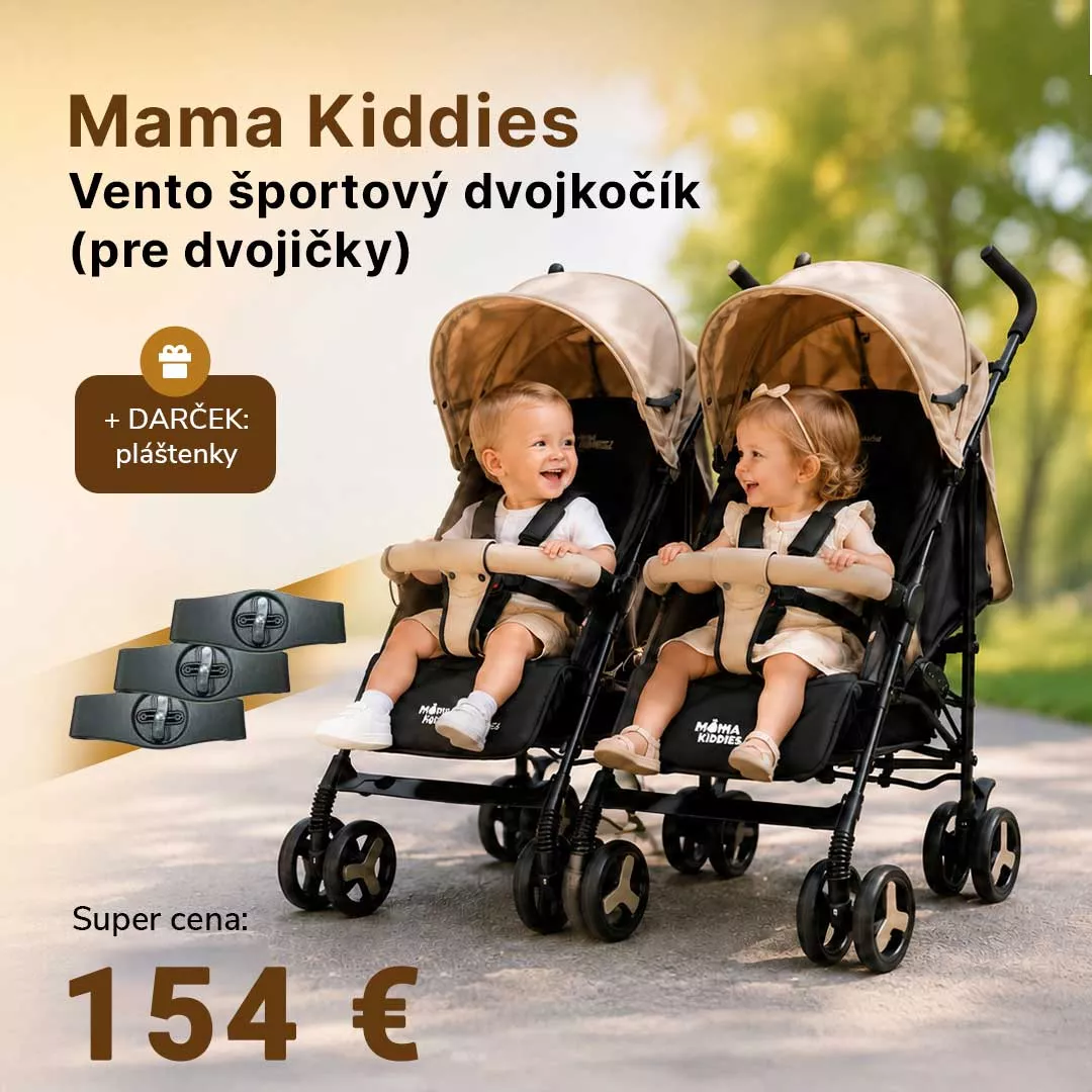Mama Kiddies Vento športový dvojkočík