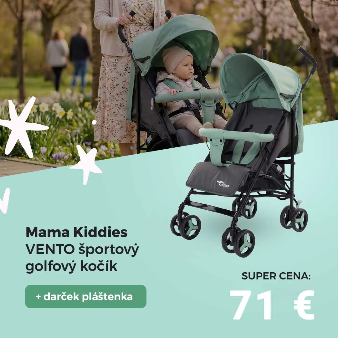 Mama Kiddies VENTO športový golfový kočík - kocikysnov.sk