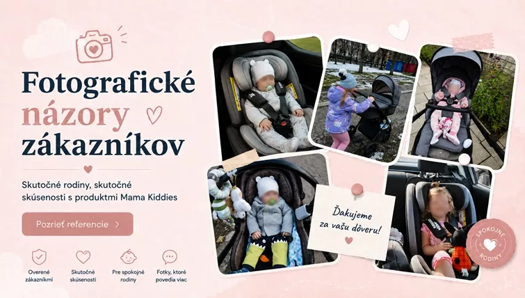 Zákaznícke recenzie na detské produkty Mama Kiddies®