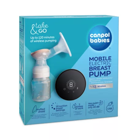 Canpol babies Prenosná elektrická odsávačka materského mlieka Take&Go