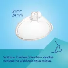 Canpol babies Lievik do podprsenky k odsávačkám Take&Go a ExpressCare
