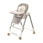 Mama Kiddies® Baby Siesta 4v1 multifunkčná jedálenská stolička v sivej farbe