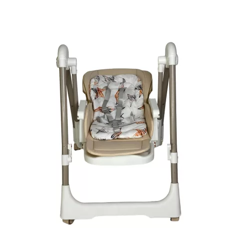 Mama Kiddies® Baby Siesta 4v1 multifunkčná jedálenská stolička v béžovej farbe