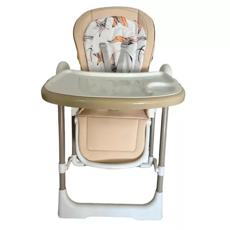 Mama Kiddies® Baby Siesta 4v1 multifunkčná jedálenská stolička v béžovej farbe