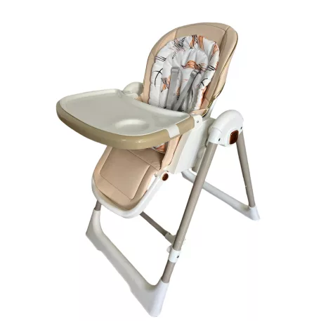 Mama Kiddies® Baby Siesta 4v1 multifunkčná jedálenská stolička v béžovej farbe
