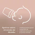 LOVI Cumlík dynamický MAMMAFEEL 3m+ 1ks pomalý, farba béžová