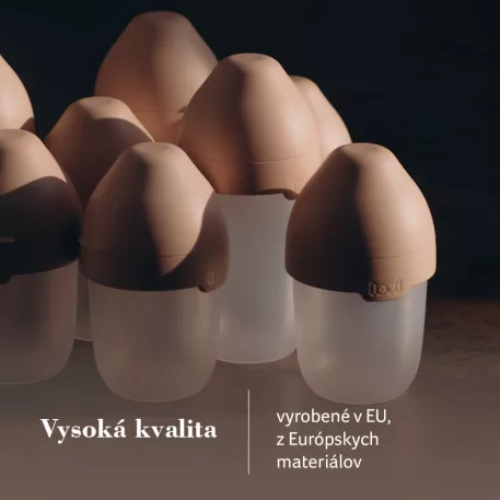 LOVI Cumlík dynamický MAMMAFEEL 3m+ 1ks pomalý, farba béžová