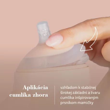 LOVI Cumlík dynamický MAMMAFEEL 6m+ 1ks stredný, farba béžová