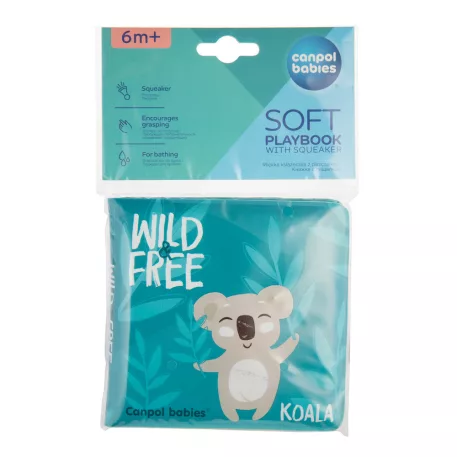 Canpol Babies Knižka mäkká pískacia SAFARI