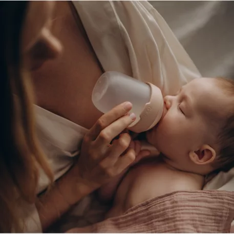 LOVI Fľaša MAMMAFEEL 150ml, farba béžová