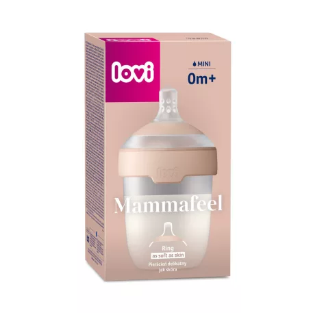 LOVI Fľaša MAMMAFEEL 150ml, farba béžová