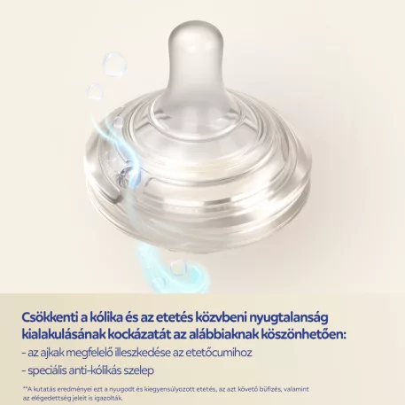 Canpol Babies Cumlík k fľaši Natural Shape 0m+ 2ks