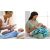 Kvalitný vankúš na dojčenie v tvare podkovy - s výplňou (vo viacerých farebných prevedeniach)