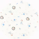 Detská žakárová deka hrubá dvojstenná hladká 80*90 cm - chlapec