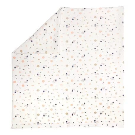 Detská žakárová deka hrubá dvojstenná hladká 80*90 cm - chlapec