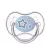 Canpol Babies Silikónový cumlík so symetrickou špičkou 0-6m NEWBORN BABY modrý