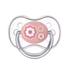 Canpol Babies Silikónový cumlík so symetrickou špičkou 0-6m NEWBORN BABY ružový