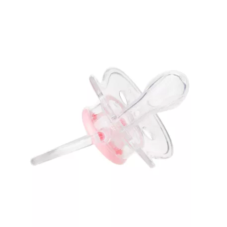 Canpol Babies Silikónový cumlík so symetrickou špičkou 0-6m NEWBORN BABY ružový