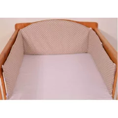   Oblúkový mantinel do detskej postieľky – 200 × 25 cm – béžový