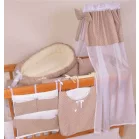 Oblúkový mantinel do detskej postieľky – 200 × 25 cm – béžový
