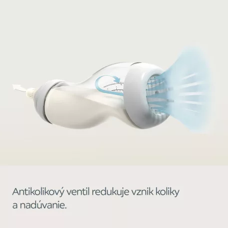 Canpol babies Fľaša širokohrdlá antikoliková S-Shape 310ml
