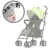 Pláštenka k športovému kočíku Mama Kiddies® Mignon 