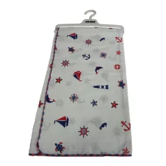 Textilná osuška/prikrývka 77x78 cm - námorník