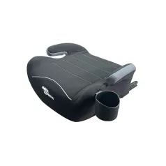   Mama Kiddies® Smart i-Size ISOFIX podsedák do auta 125–150 cm v čiernej farbe + držiak na pohár ako darček 