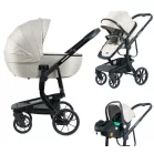 Mama Kiddies® Icon 3v1 multifunkčný kočík s príslušenstvom v béžovej farbe + Darček