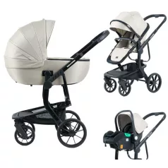   Mama Kiddies® Icon 3v1 multifunkčný kočík s príslušenstvom v béžovej farbe + Darček