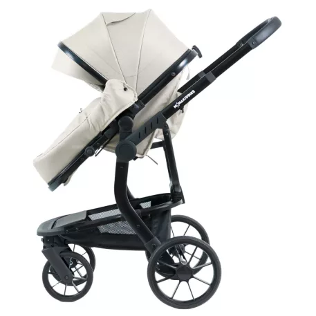 Mama Kiddies® Icon 3v1 multifunkčný kočík s príslušenstvom v béžovej farbe + Darček