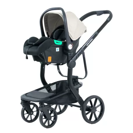 Mama Kiddies® Icon 3v1 multifunkčný kočík s príslušenstvom v béžovej farbe + Darček