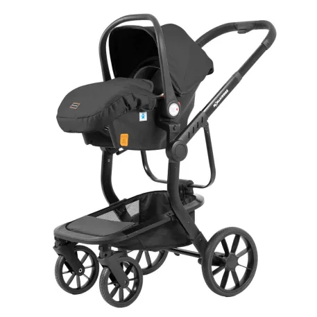 Mama Kiddies® Icon 3v1 multifunkčný kočík s príslušenstvom v čiernej farbe + Darček