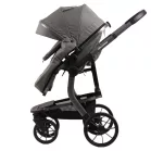 Mama Kiddies® Icon 4v1 multifunkčný kočík s príslušenstvom v sivej farbe s ISOFIX základňou + Darček