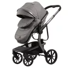 Mama Kiddies® Icon 4v1 multifunkčný kočík s príslušenstvom v sivej farbe s ISOFIX základňou + Darček