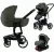 Mama Kiddies® Icon 4v1 multifunkčný kočík s príslušenstvom v zelenej farbe s ISOFIX základňou + Darček