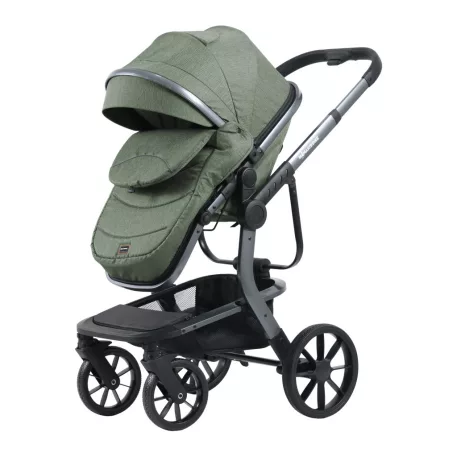 Mama Kiddies® Icon 4v1 multifunkčný kočík s príslušenstvom v zelenej farbe s ISOFIX základňou + Darček