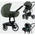 Mama Kiddies® Icon 3v1 multifunkčný kočík s príslušenstvom – zelený + darček