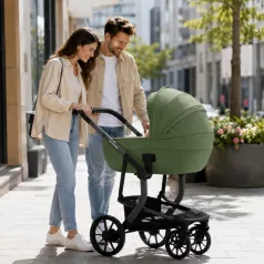  Mama Kiddies® Icon 3v1 multifunkčný kočík s príslušenstvom – zelený + darček
