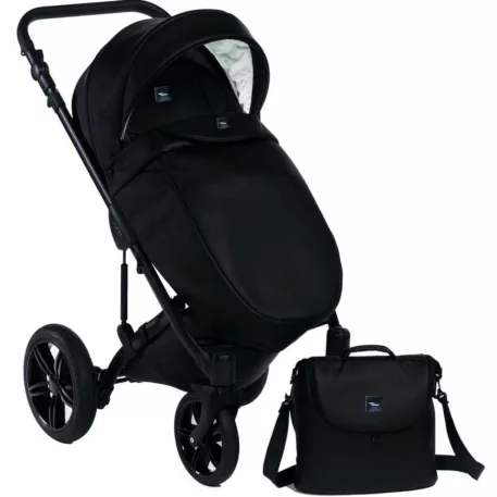 Mama Kiddies® Max 500 3v1 multifunkčný kočík v čiernej farbe s doplnkami + Darček