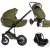 Mama Kiddies® Max 500 3v1 multifunkčný kočík v olivovej farbe s príslušenstvom + darček