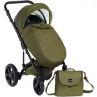 Mama Kiddies® Max 500 3v1 multifunkčný kočík v olivovej farbe s príslušenstvom + darček