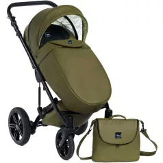   Mama Kiddies® Max 500 3v1 multifunkčný kočík v olivovej farbe s príslušenstvom + darček