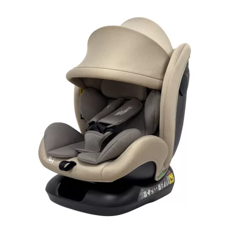 Mama Kiddies Nova Luxe i-Size autosedačka upevnenie bezpečnostným pásom – béžová (40–150 cm) + DARČEK cestovný vankúš