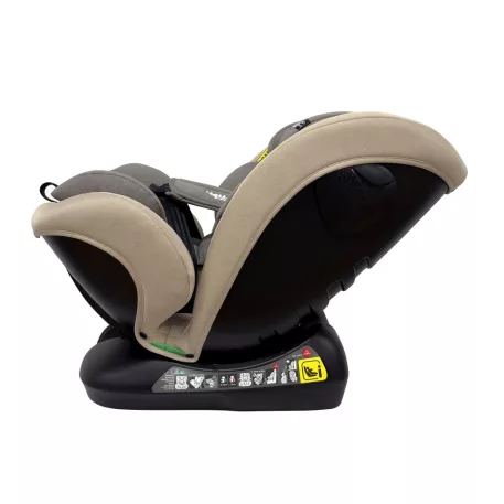 Mama Kiddies Nova Luxe i-Size autosedačka upevnenie bezpečnostným pásom – béžová (40–150 cm) + DARČEK cestovný vankúš