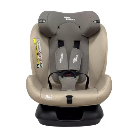 Mama Kiddies Nova Luxe i-Size autosedačka upevnenie bezpečnostným pásom – béžová (40–150 cm) + DARČEK cestovný vankúš