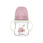Canpol babies Fľaša proti kolike so svietiacou rúčkou EasyStart SLEEPY KOALA 120ml ružová