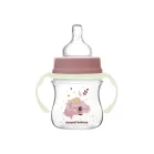 Canpol babies Fľaša proti kolike so svietiacou rúčkou EasyStart SLEEPY KOALA 120ml ružová