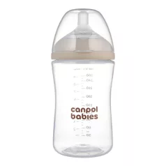 Canpol babies Fľaša antikoliková Natural Shape 260 ml