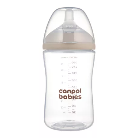 Canpol babies Fľaša antikoliková Natural Shape 260 ml